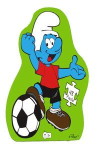 PUZZLE EL PITUFO FUTBOLISTA