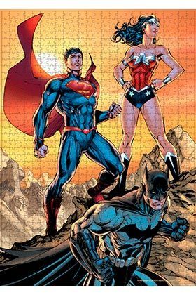 PUZLE JUSTICE LEAGUE BATMAN SUPERMAN WONDER WOMAN UNIVERSO DC