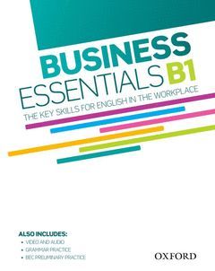 BUSINESS ESSENTIALS B1 STUDENT'S BOOK WITH DVD