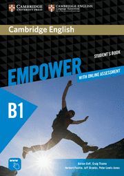 CAMBRIDGE ENGLISH EMPOWER PRE-INTERMEDIATE B1. ST. WITH ONLINE ASSESSM