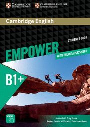 CAMBRIDGE ENGLISH EMPOWER INTERMEDIATE B1+. ST. WITH ONLINE ASSESMENT&