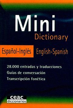 MINI DICTIONARY.ESPAÑOL-INGLES