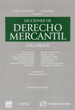 LECCIONES DE DERECHO MERCANTIL. (VOL II)