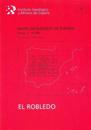 MAPA GEOLÓGICO DE ESPAÑA EL ROBLEDO ESCALA 1:50.000 Nº 735
