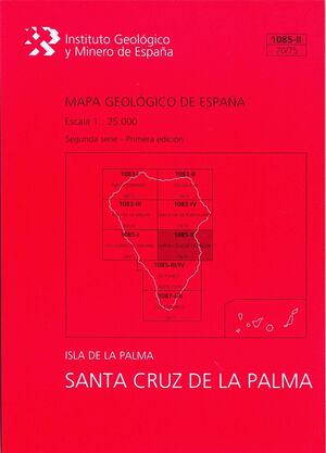 SANTA CRUZ DE LA PALMA, 1085-II (70/75): MAPA GEOLÓGICO DE ESPAÑA ESCALA 1:25000