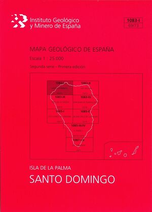 SANTO DOMINGO, 1083-I (69/73): MAPA GEOLÓGICO DE ESPAÑA ESCALA 1:25000 ISLA DE L
