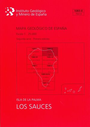 LOS SAUCES, 1083-II (70/73): MAPA GEOLÓGICO DE ESPAÑA ESCALA 1:25000 ISLA DE LA