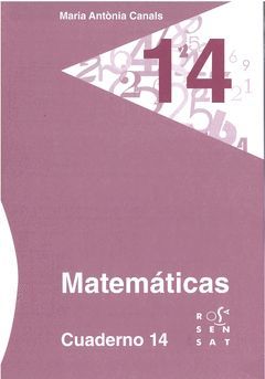 MATEMÁTICAS. CUADERNO 14